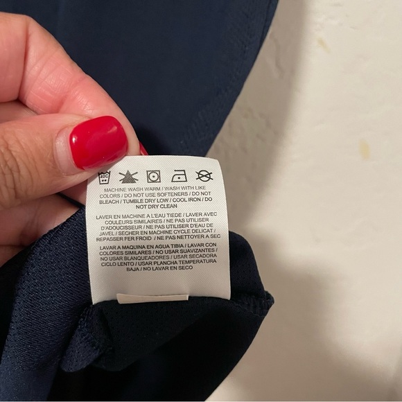 Nike Golf Dri- Fit Tour Performance Pocket Golfing Polo Shirt Men’s L Navy Blue​ - Picture 9 of 9